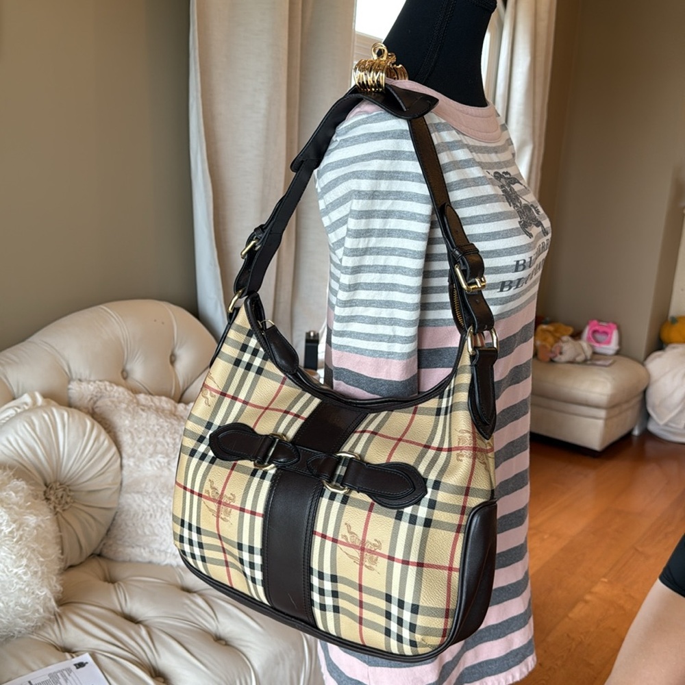 Burberry Tan and Black Women's Bag